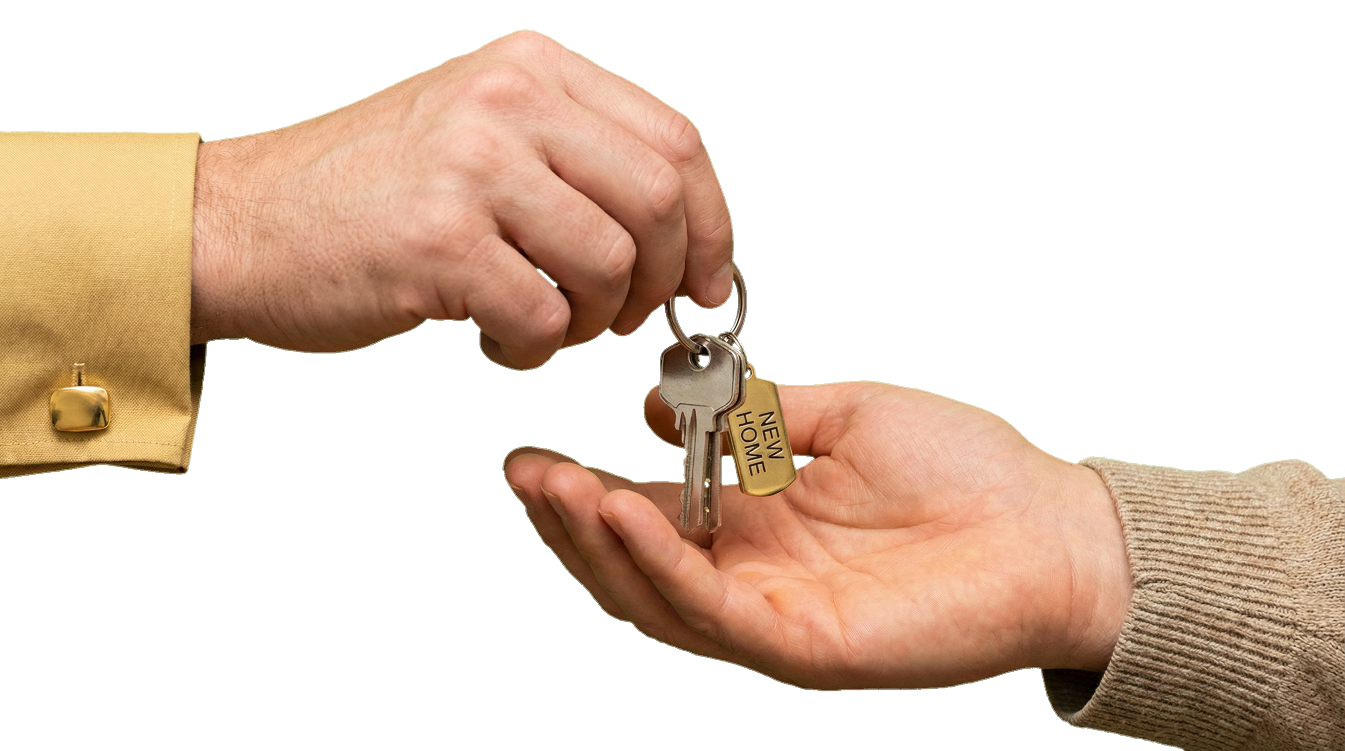 Handing over keys